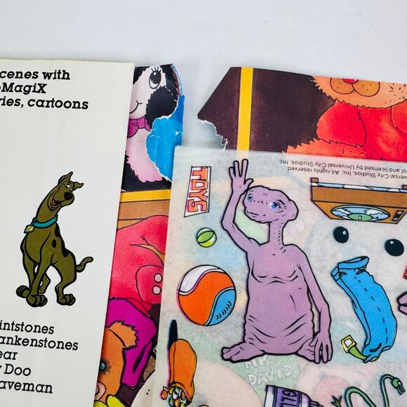 5 for $25| 1982 Presto Magix E.T The Extra Terrestrial Closet Hideout Transfers - Picture 5 of 6